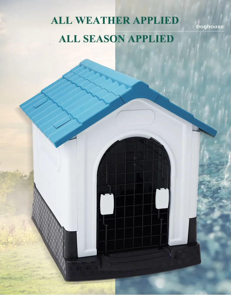Wholesale Portable Luxury Design Indoor Outdoor Plastic Pet Cat Dog Sleeping House