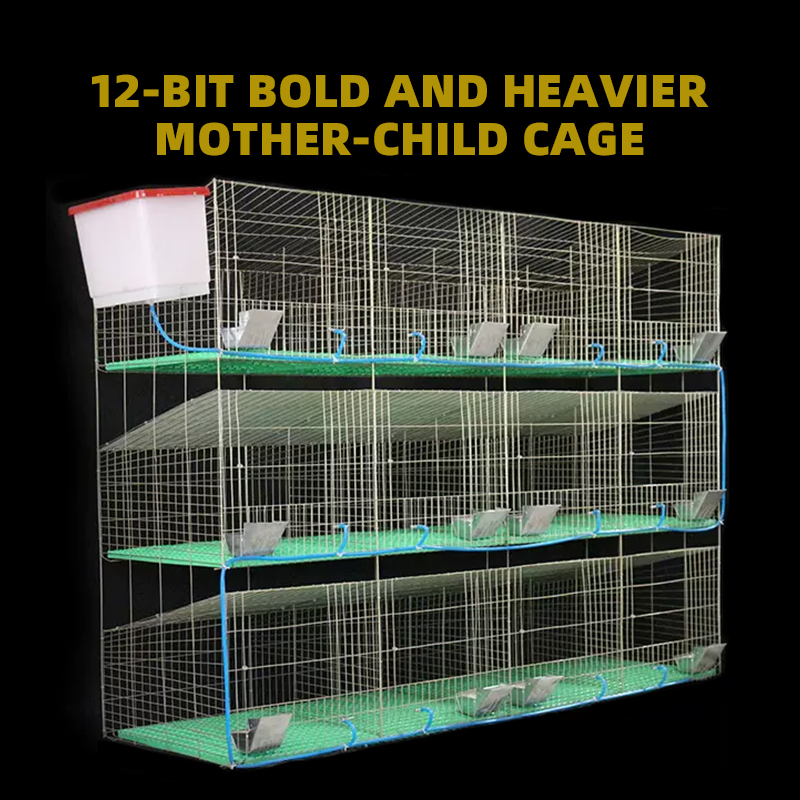 Hot Dip Galvanized Small Animal Cage Breeding Rabbit House with Attached Nest Box New Condition Rabbit Cages on Sale