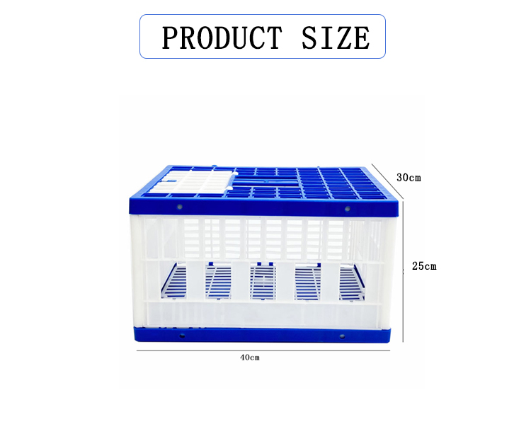 Wholesale Customizable Plastic Pigeon Cage, Stackable Breeding Box for Pigeons, Easy Clean Design