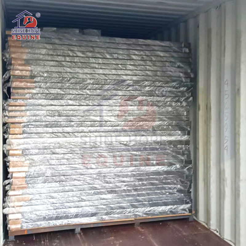 Packaging method showing bundle loaded frames