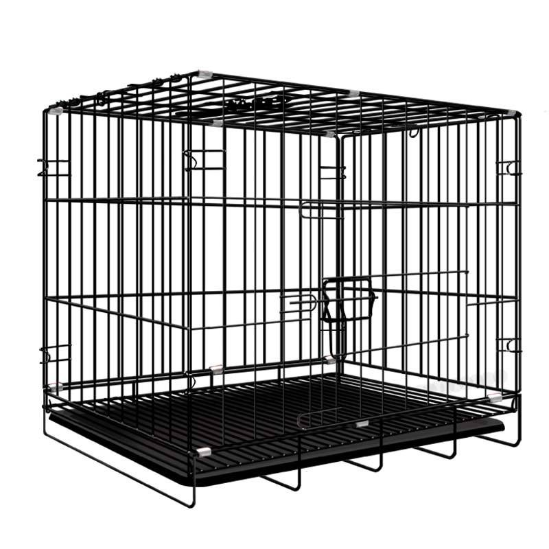 2026 New Trend Foldable Collapsible Metal Dog Crate Metal Kennels Stackable Pet Dog Cages for Small Large Dog