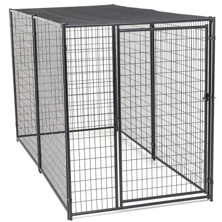 Customized Modern Design Pet Dog Kennel Animal Cage Cover for Run Outdoor House Protective Door Removeable Training Pet Behavior