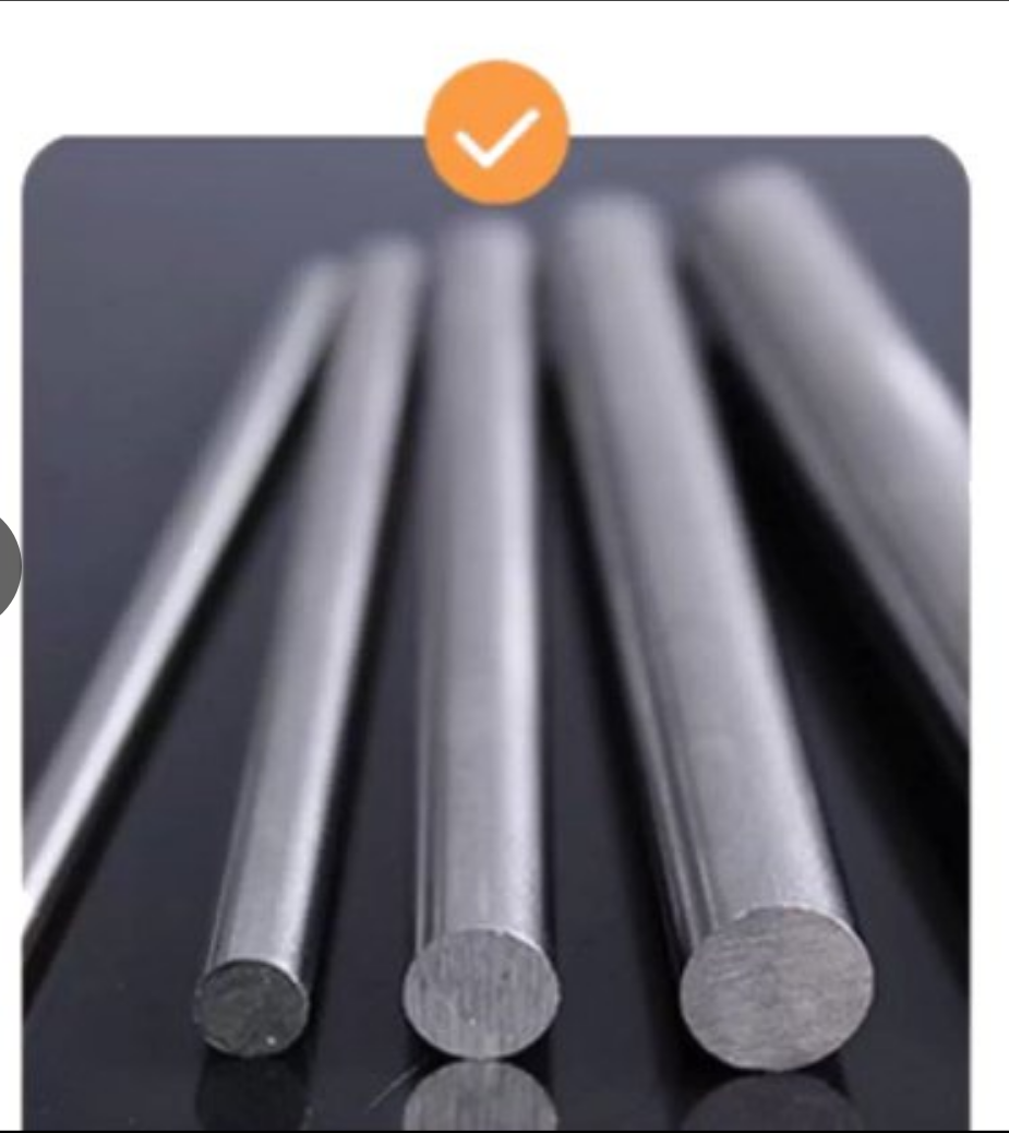 Solid steel rods