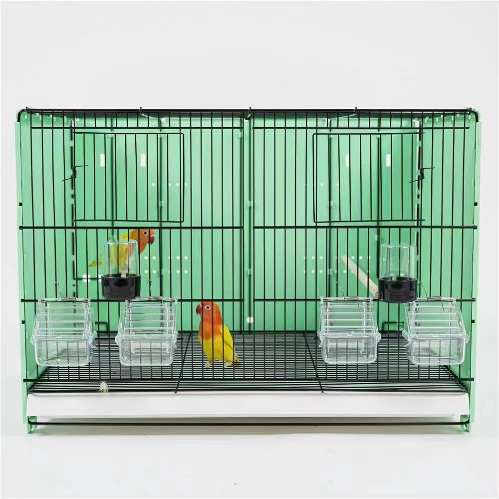 Heavy Duty 70cm Stackable Breeding Aviary Bird Cage Professional Metal Parrot Cage for Multiple Birds