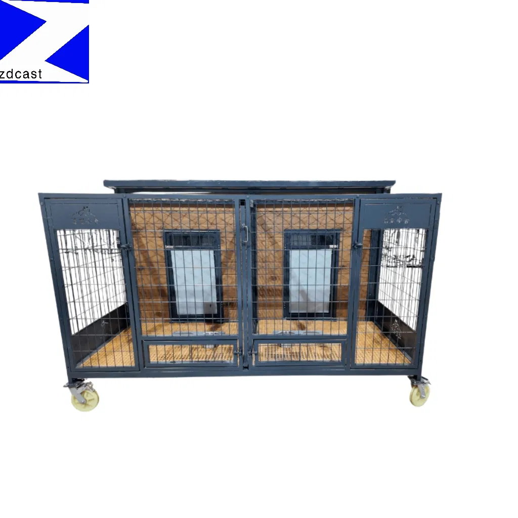 Spacious Modern Outdoor Waterproof Puppy House Kennel Large Dog Cage