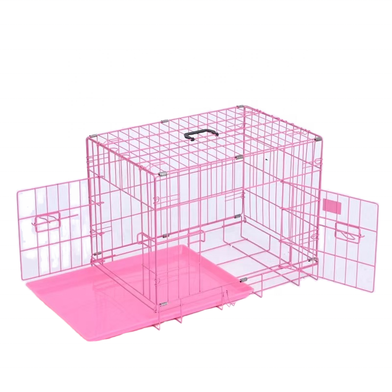 Foldable Rust-Proof Portable Pet Cage for Small and Medium-sized Dogs Bird Supplies
