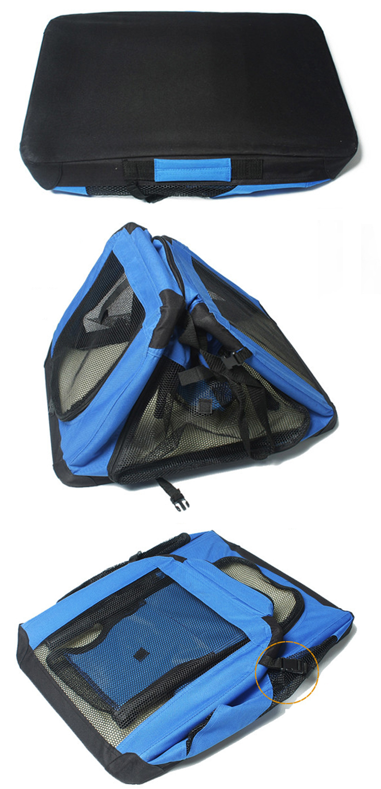 Soft Easy to Fold Foldable Comfy Dog Travel Crate Dog Carrier Carry Dog Crate Washable Fabric Cover for Indoor & Outdoor Use