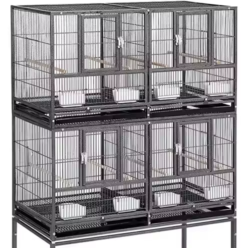 Multi Layer Large Pet House Birds Stackable Bird Cage Canary Breeding Cages Movable Splice Pigeon Parrot Bird Breeding Cage Sale