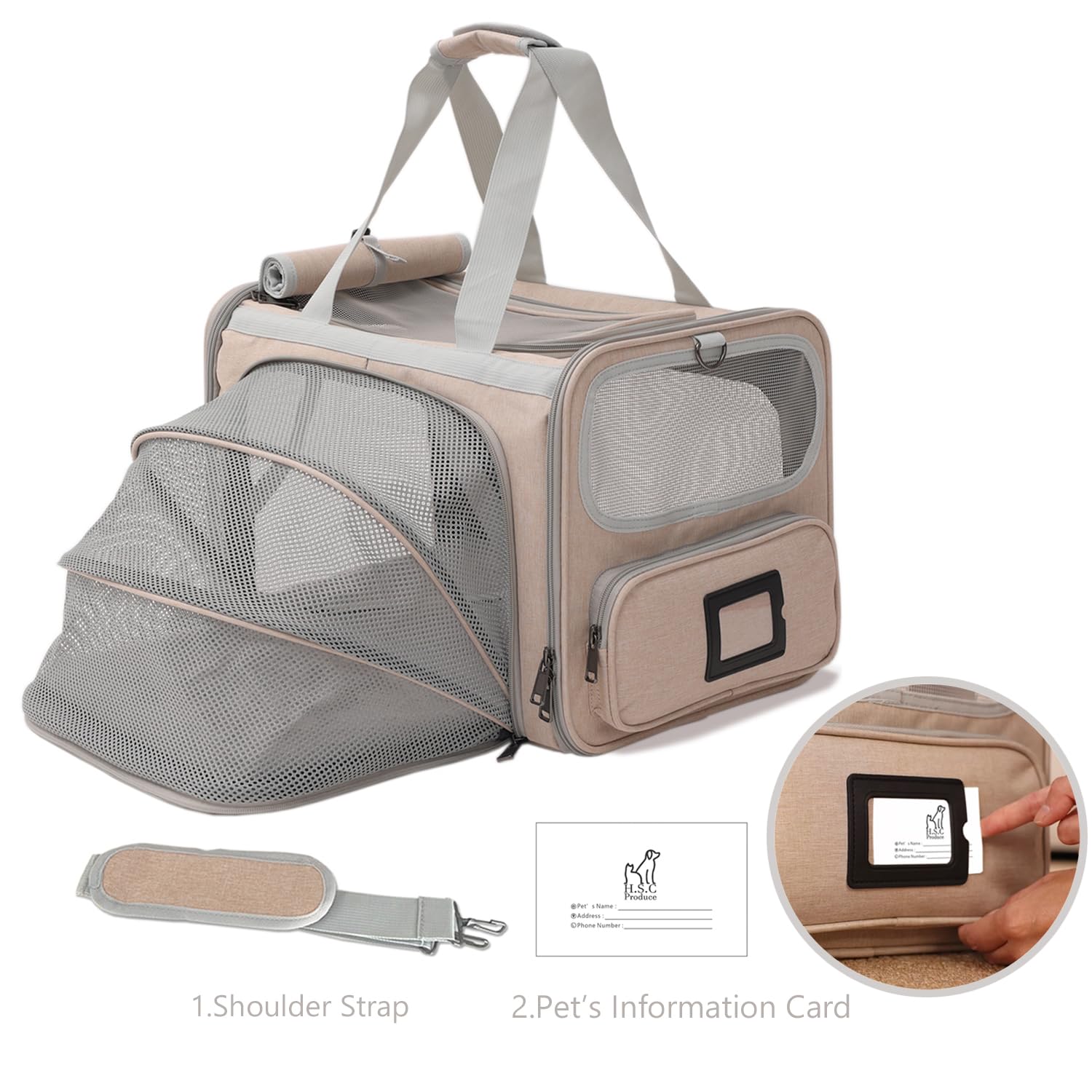 Expandable Pet Carrier View 4