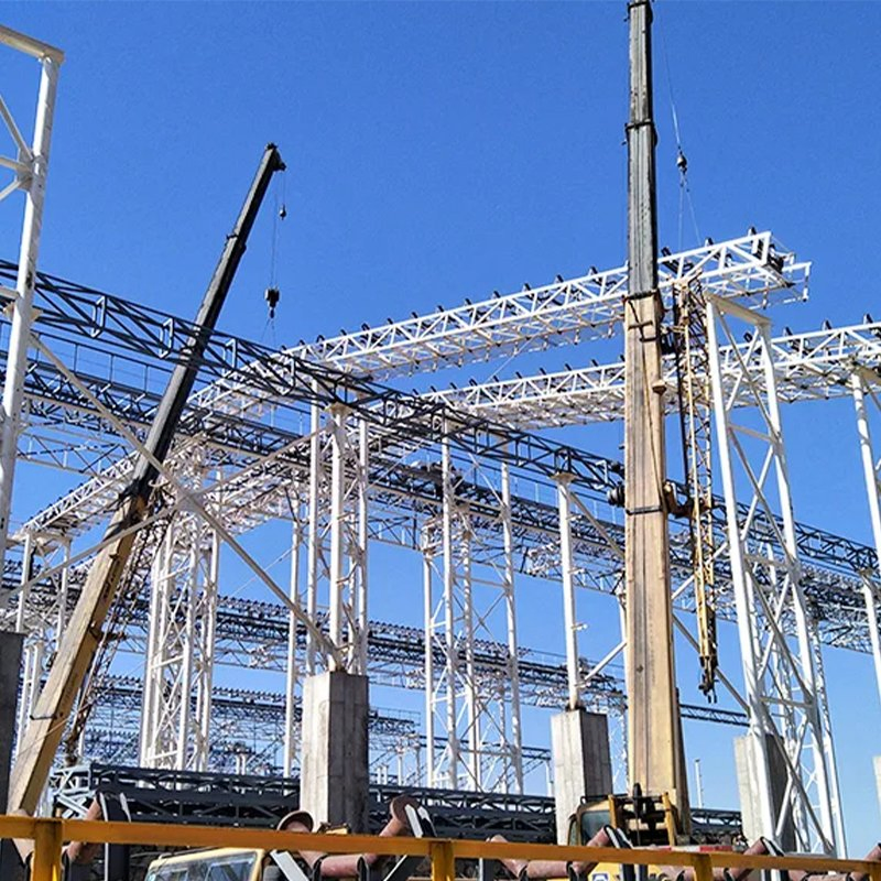 Customized Heavy Duty Iron Frame Metal Install Welded Housing Versatile Light Steel Structure