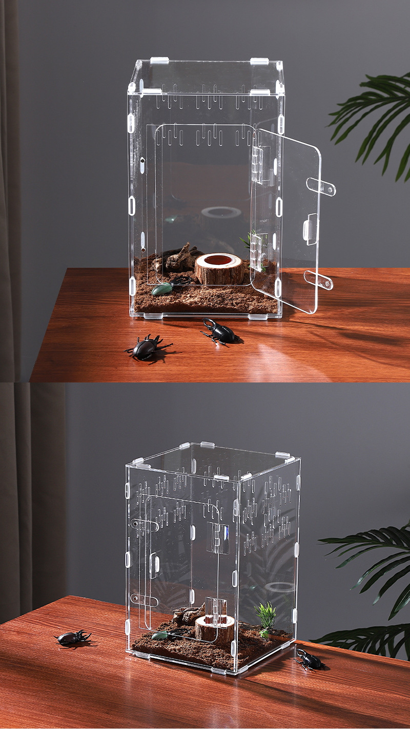 Transparent Pet Breeding Box Usage