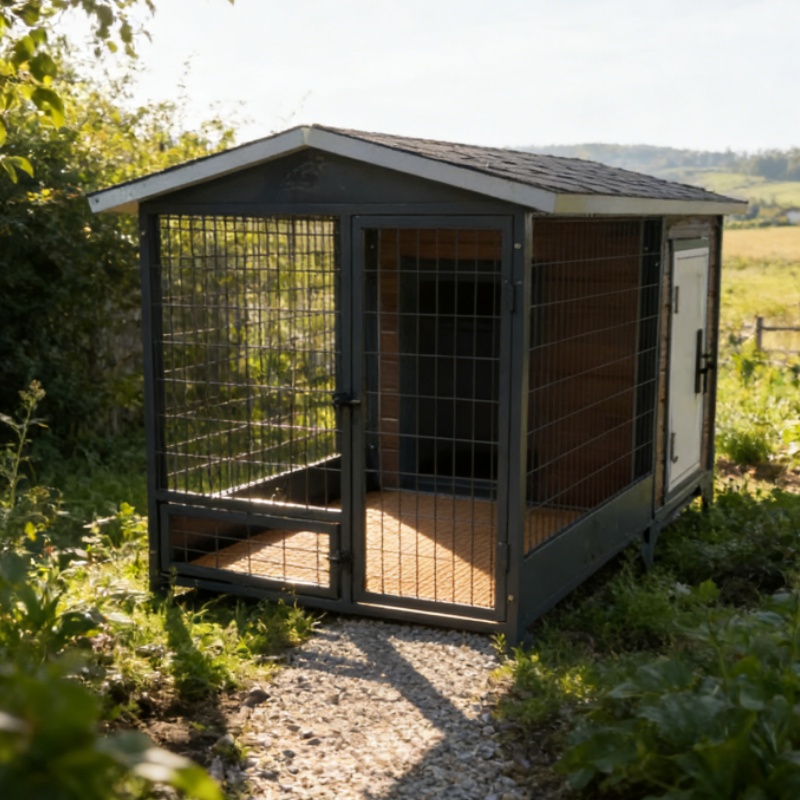 Oak Frame Outdoor Pet Cabin - Heavy-Duty for Permanent Installation