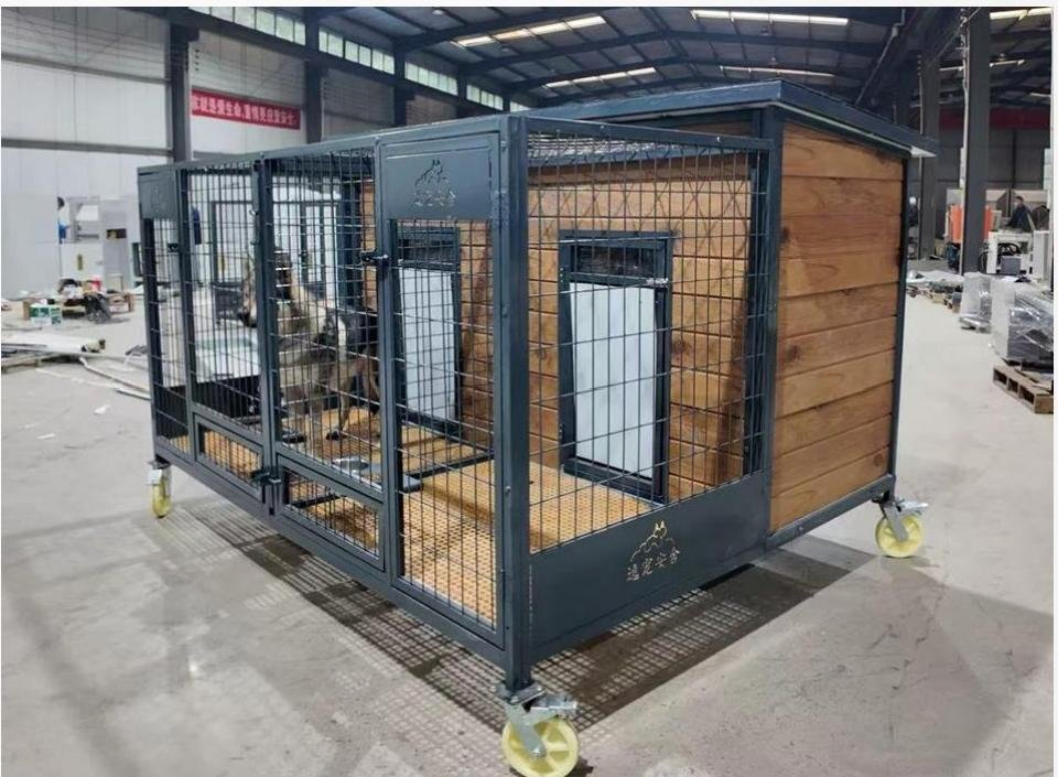 All Seasons Universal Solid Wood Eco-Friendly Durable Pet House Furniture Modern Style Outdoor Living Waterproof Dog Kennel