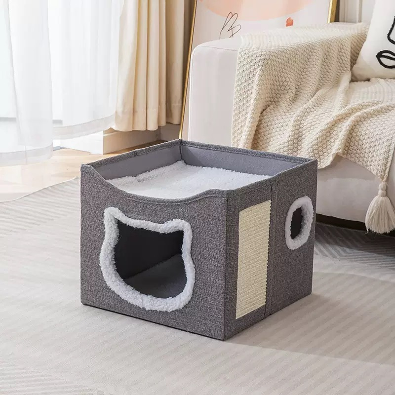 Pet Supply Multi-Functional Pet Bed Foldable Cat House