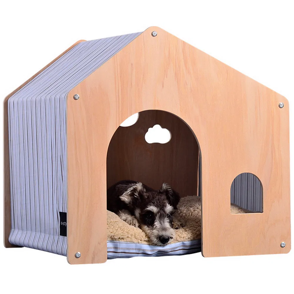 Wholesale Selling Comfortable Indoor Wooden Pet Dog House Modern Luxury Cat House