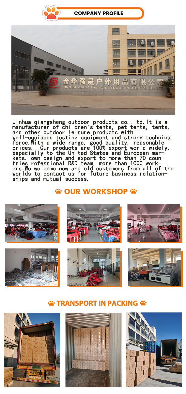 Factory Introduction Header