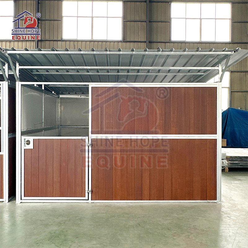 Horse shelter setup layout 2