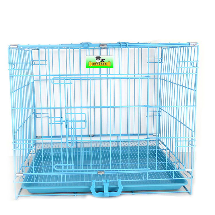 Wholesale Black Metal Pet Cat Bird Dog Crate Durable Outdoor Large Folding Pet Dog Cage