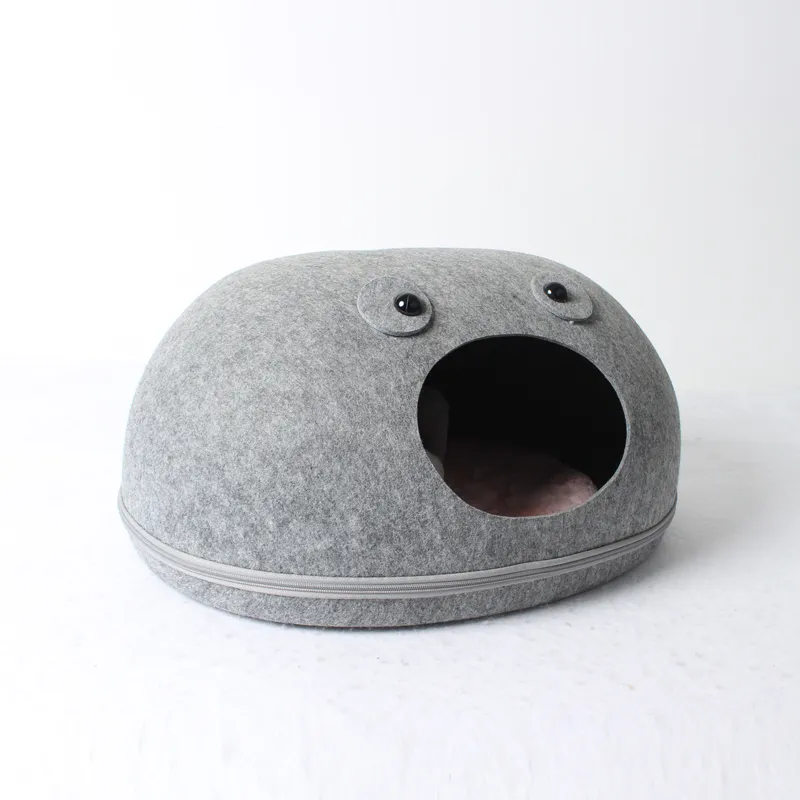 Removable Indoor Luxury Pet House Felt Cat Cave House