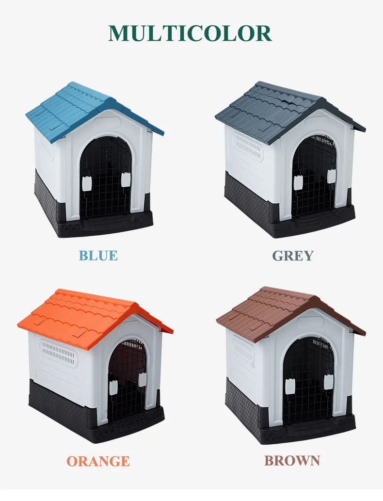 Wholesale Portable Luxury Design Indoor Outdoor Plastic Pet Cat Dog Sleeping House