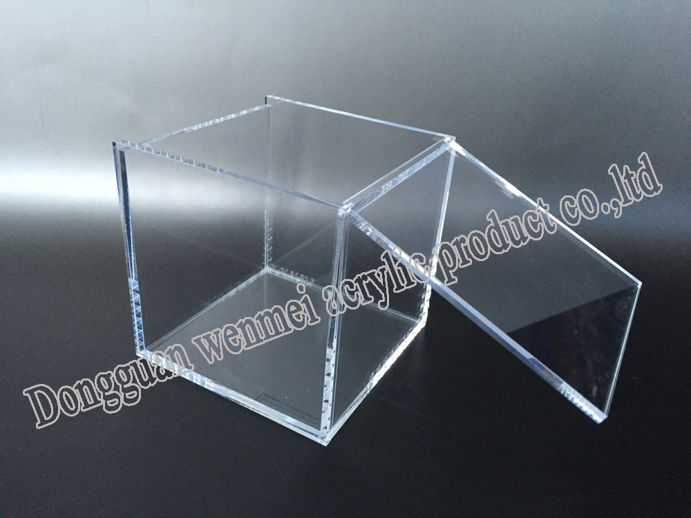 High Polish clear Acrylic Storage Box