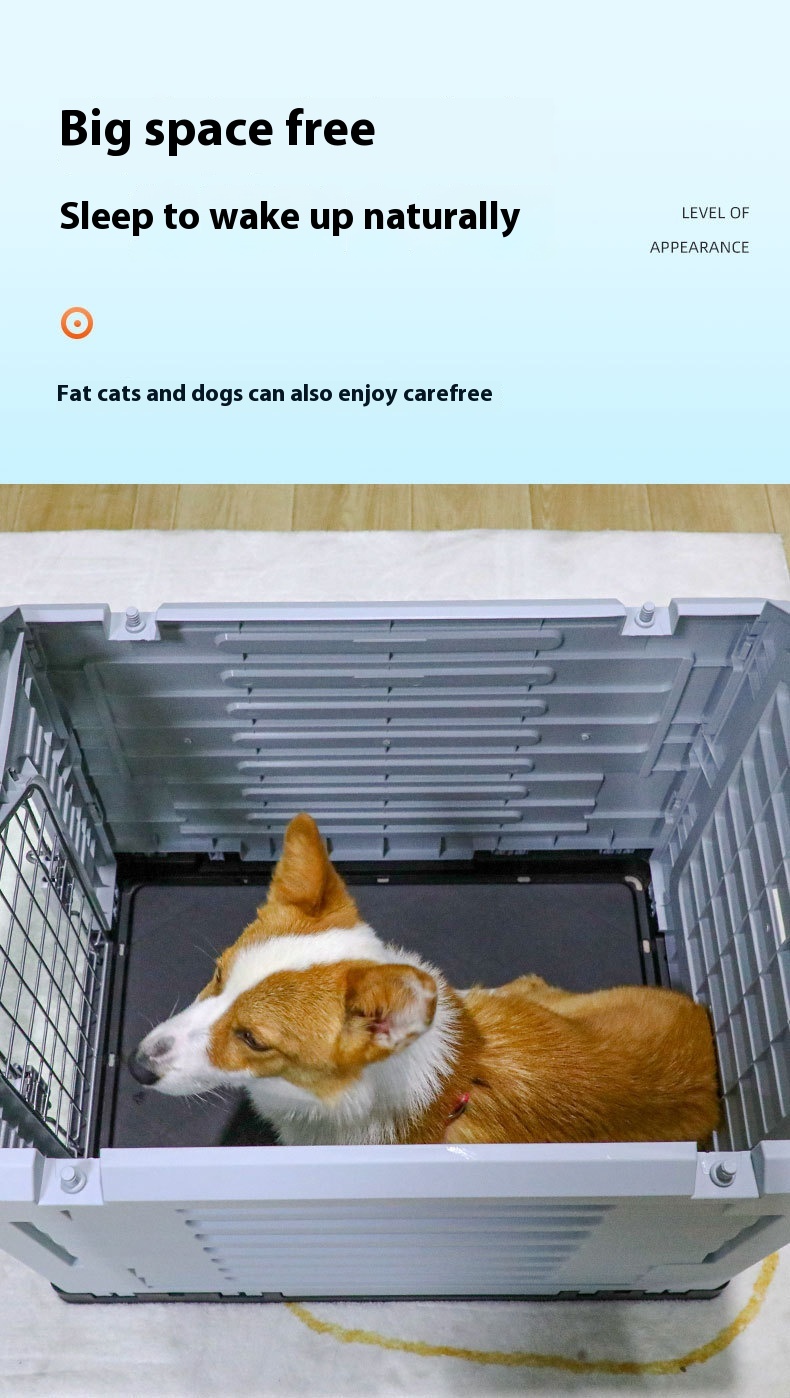 Outdoor Rainproof Dog Kennel and Pet House Rural Courtyard Villa Made of Plastic Sunscreen Dog Shed for Comfort and Shelter