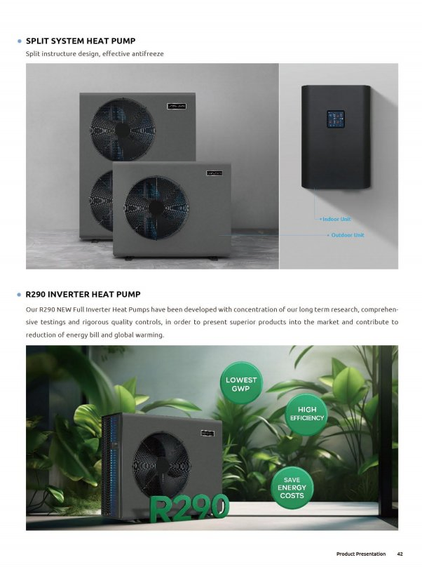 China Domestic High Cop Smart WiFi New Energy Air Source to Hot Water House Heating/ Cooling