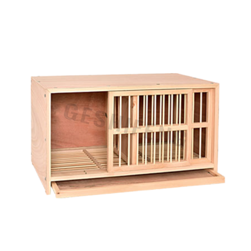 All Seasons Modular Wooden Bird Cage Racing Pigeon Loft for Breeding Pigeons Button Closure Breathable Design