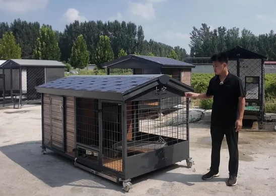 Windproof Anti-Corrosion Large Outdoor Elevated Dog House