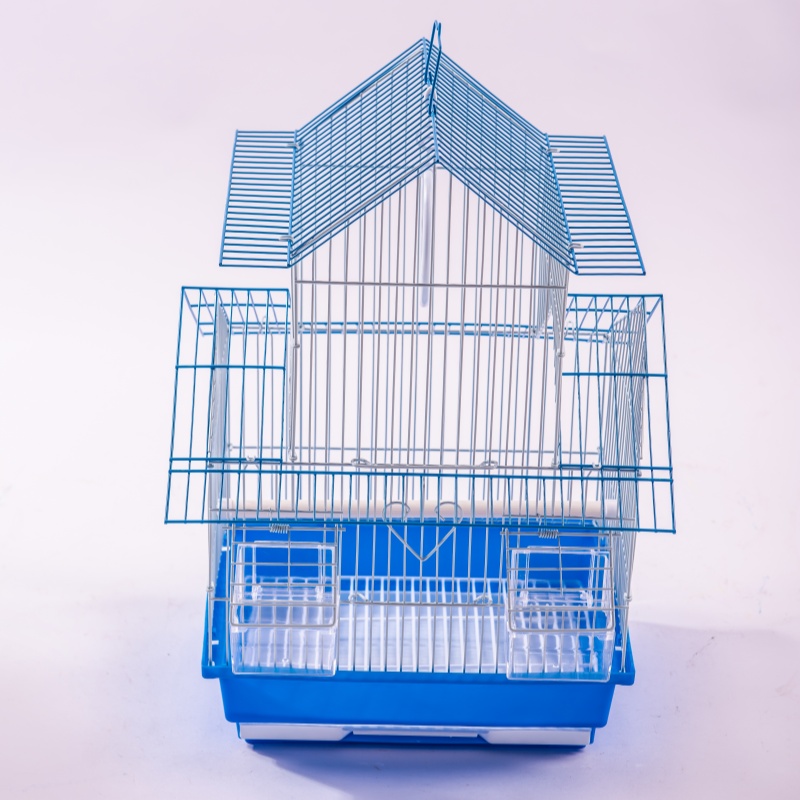 Customized Electroplated Folding Pigeon Parrot Birds Breeding Cage New Large Size Portable Canary Bird Cage Factory