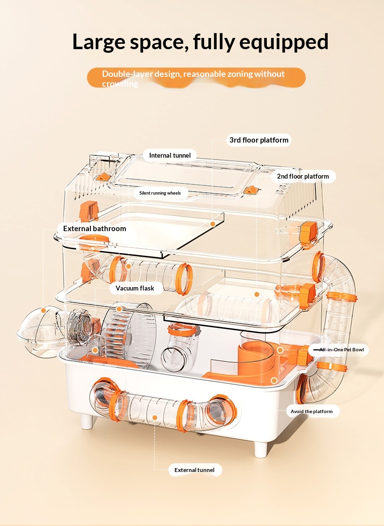 Hamster cage design view 3