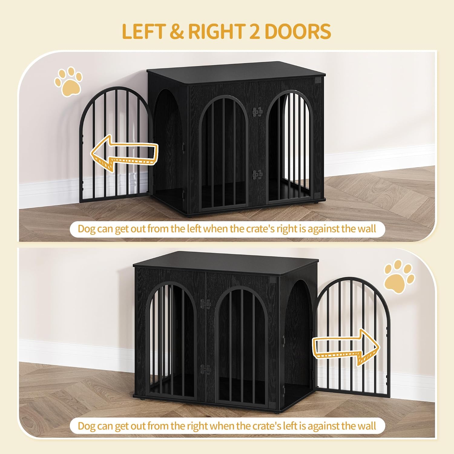 Wooden Dog Crate Detail 1