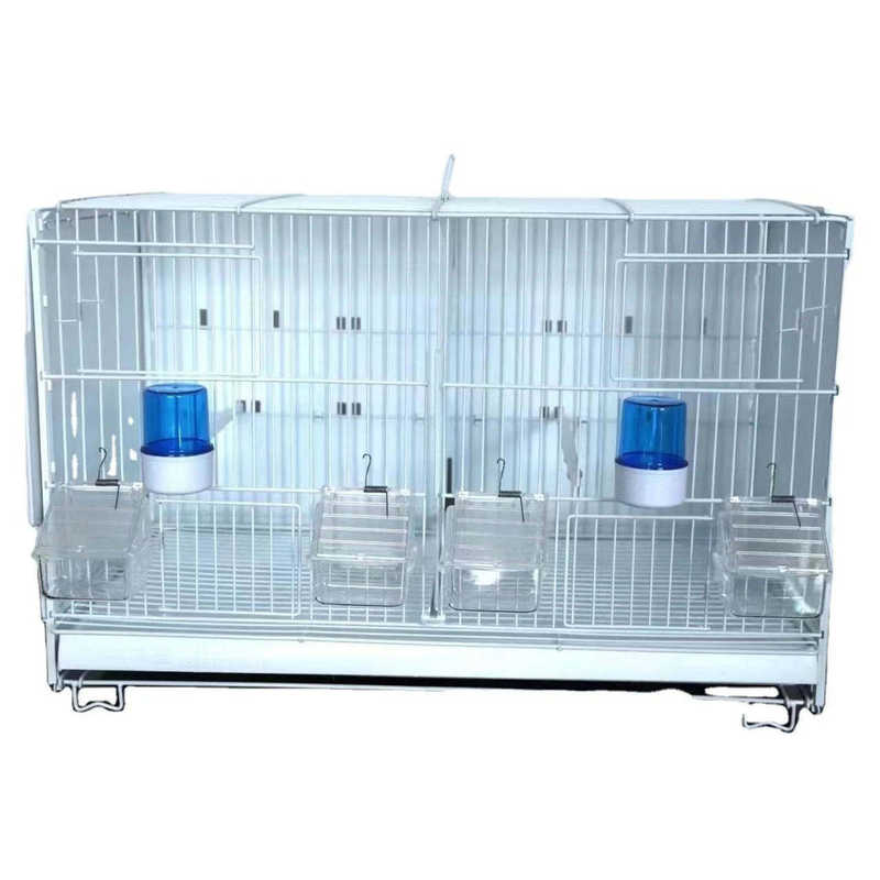 Best Selling Foldable Stackable Small Bird Cage Multilayer Movable Splice Parrot Breeding Cage Box for Lovebirds Aviary Supplies