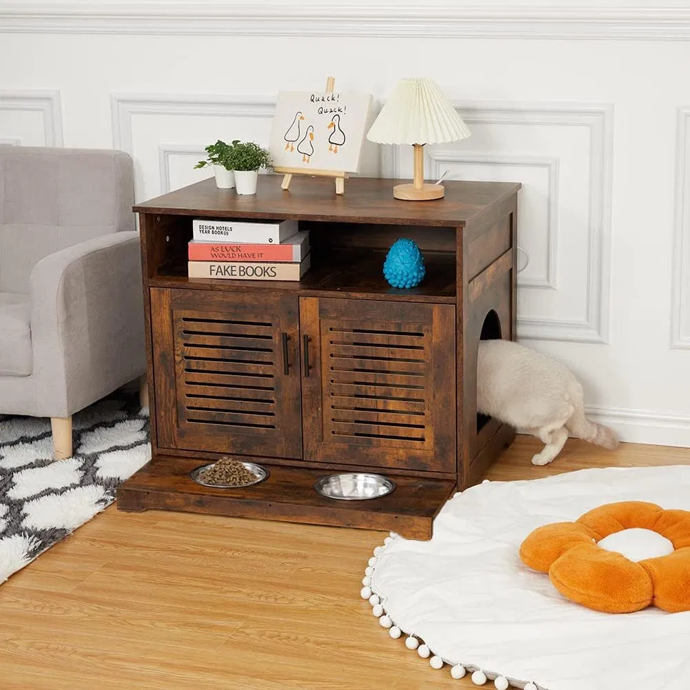 High Quality Enclosure Cat Cabinet, Indoor Cat House, Hidden Cat House for Pet