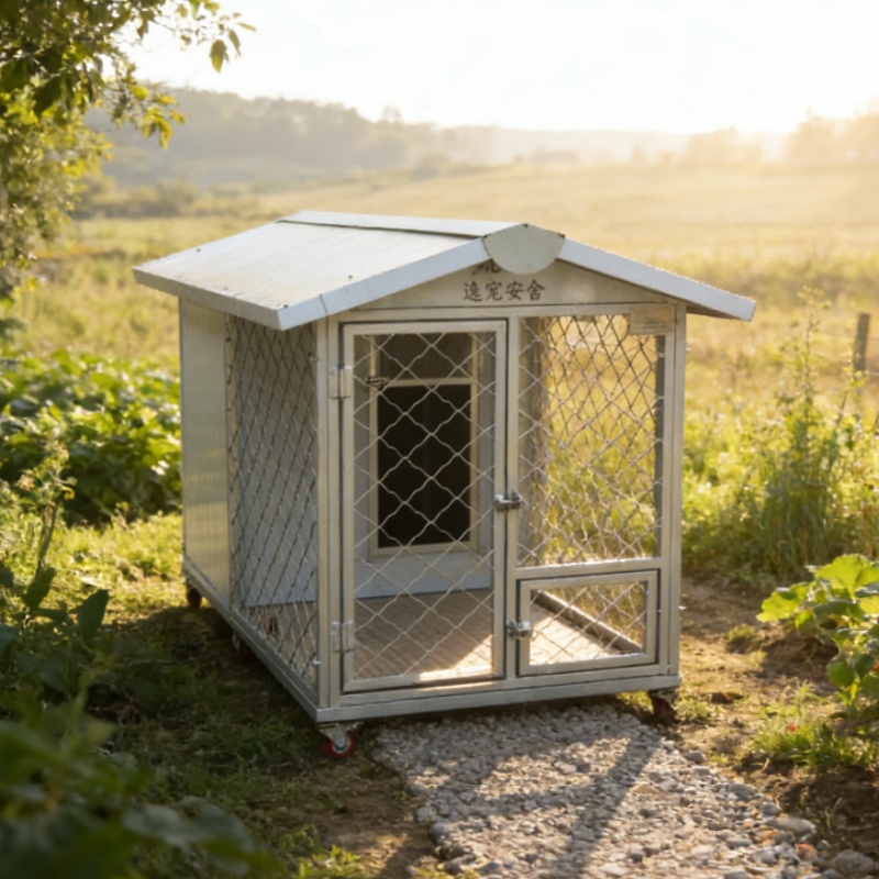 Puppy Training Outdoor Crate - Included Divider for Size Adjustment