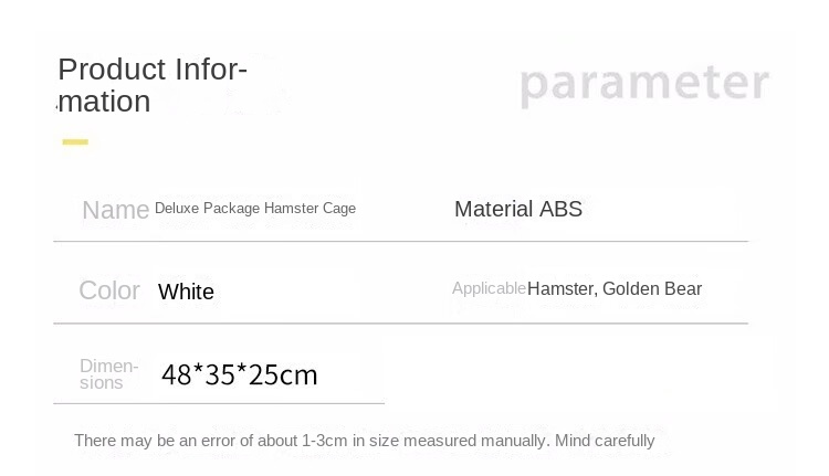 Hamster Cage Design View 3