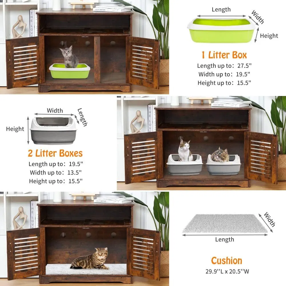 High Quality Enclosure Cat Cabinet, Indoor Cat House, Hidden Cat House for Pet