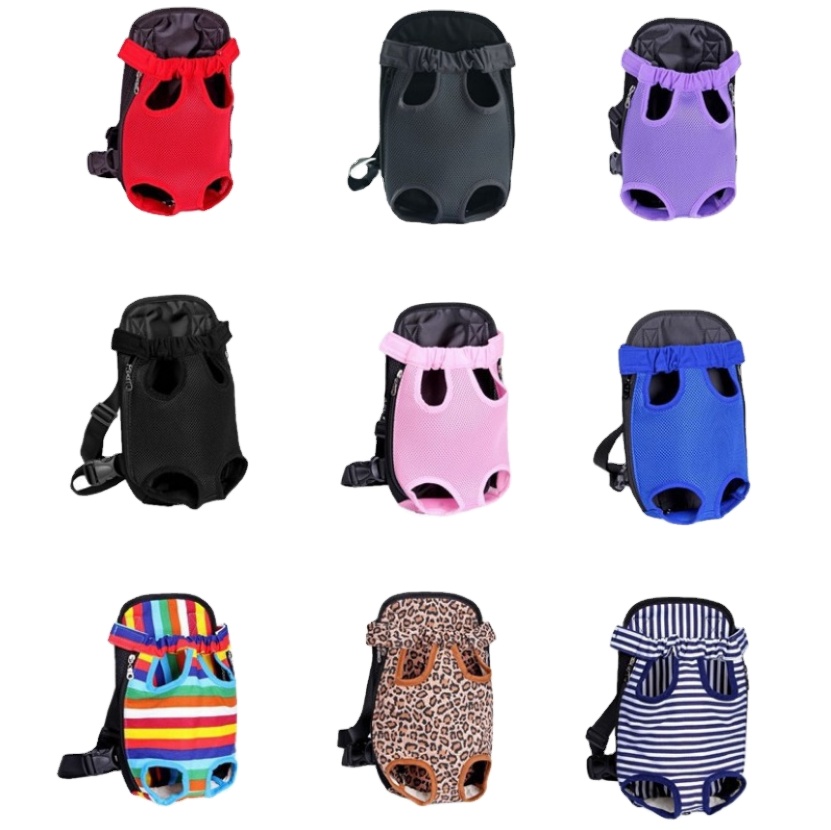 Manufacturer's Comfortable Versatile Nylon Pet Dog and Cat Carrier Soft Mesh with Zipper Closure and Print Pattern