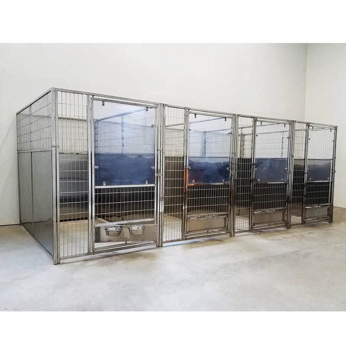 New Walk In Dog Kennel Large Outdoor Boarding Kennels Heavy Duty Dog Run Animal Shelter