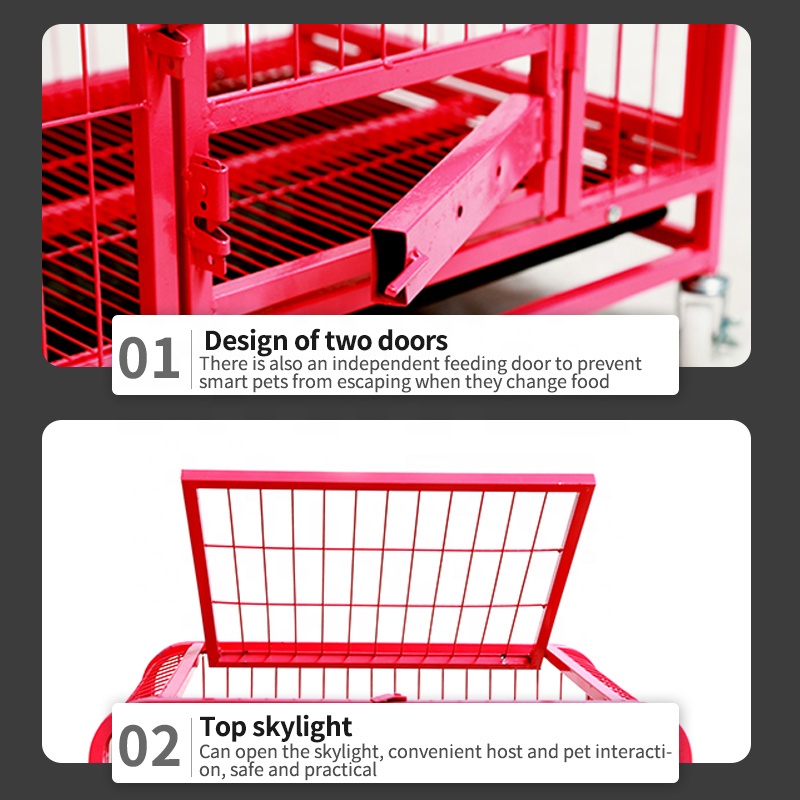 TaoTaohui Wholesale High Quality Cheap Large Cages Sell Foldable Transport Metal XXL Pet Foldable Kennel