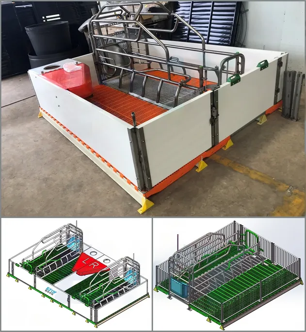 Steel Pig Barns Modular Housing Systems Quick-Install Poultry Farm Buildings Lightweight Structure