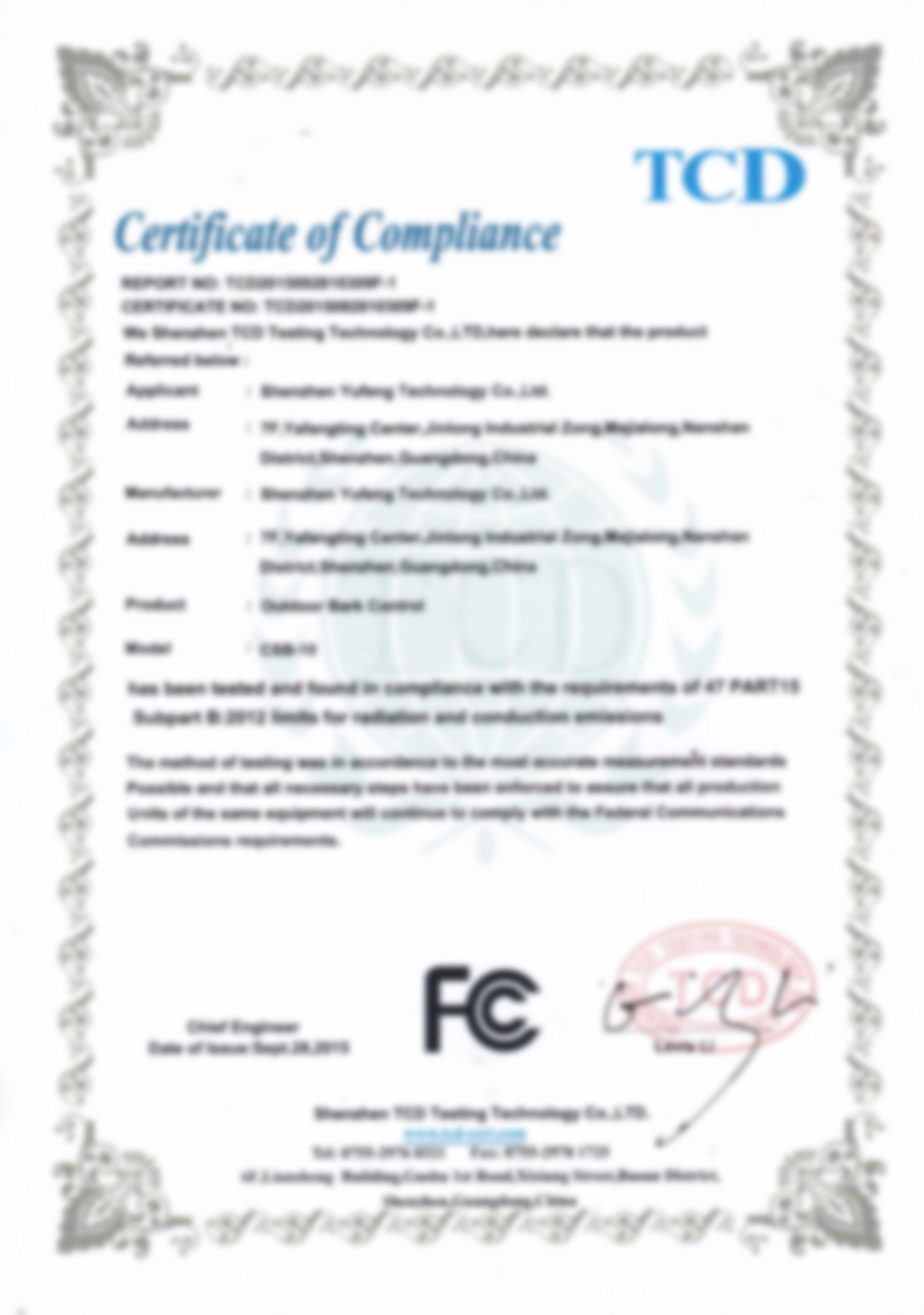 Certificate Detail 4