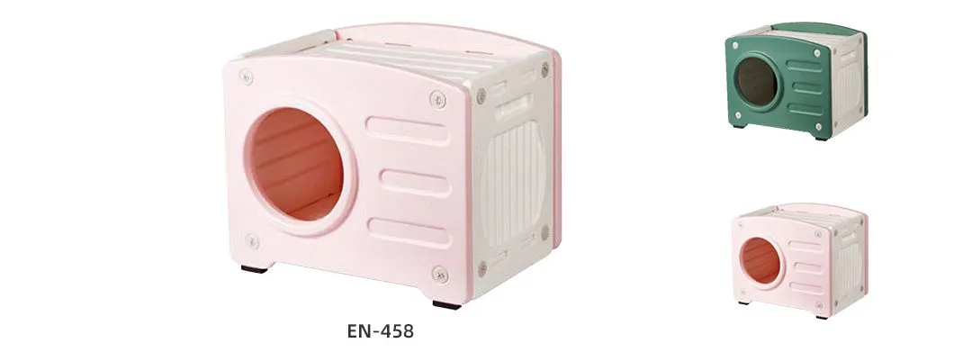 Easy to Install Cat Nap Sleeping House in TV Style Dog Cave Bed Dog Kennel Furniture Animal Cage Pet House