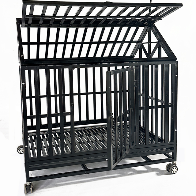 Foldable Metal Square Tube Cage View 2