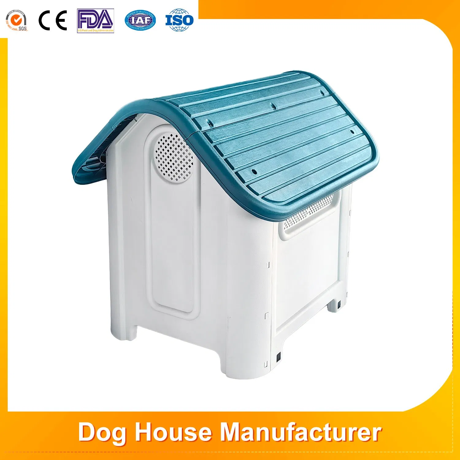 Luxury Odourless Plastic Outdoor Indoor Small Cat Cage Non Toxic PP Material Wholesale Plastic Pet House