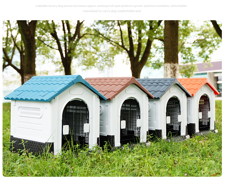 Wholesale Portable Luxury Design Indoor Outdoor Plastic Pet Cat Dog Sleeping House