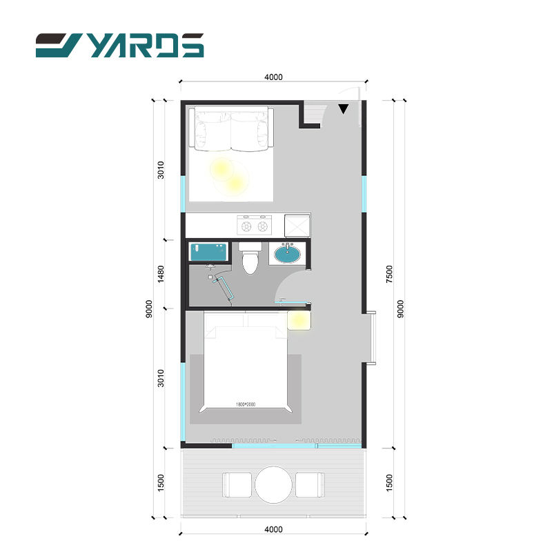 High End Brand With Long Service Life Warm Cabin Outdoor Vacation Glamping Outdoor Tiny House