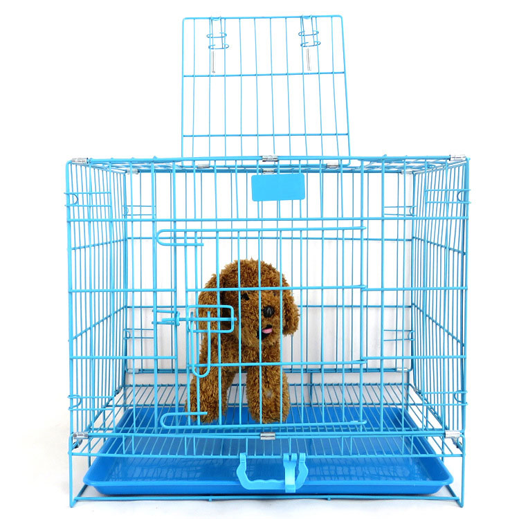 Wholesale Black Metal Pet Cat Bird Dog Crate Durable Outdoor Large Folding Pet Dog Cage