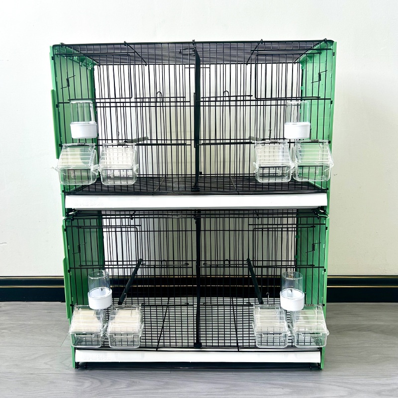 High Quality Durable Stable Stacking Eco-Friendly BPA Free Stackable Breeding Birds Cage Big Metal Bird Cage for Canary