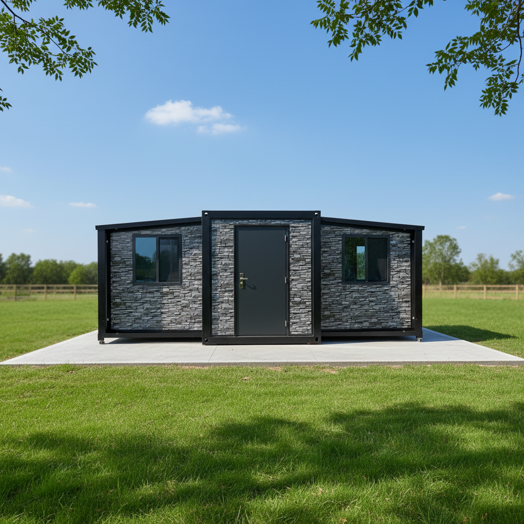 40ft Luxury Expandable Breathable Container House Modern Design Outdoor Workshop Farmhouse Warehouse Courtyard 5 Year Warranty